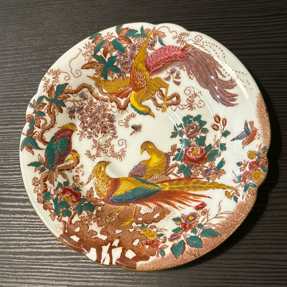 Vintage Royal Crown Derby Olde Avesbury 5.5" Shallow Dish